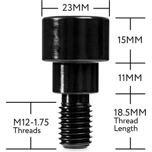 Buy now IMPRESA 2-Pack Hex Bolts for Olympic Bars/Olympic Bar Replacement Bolt at indiglob india