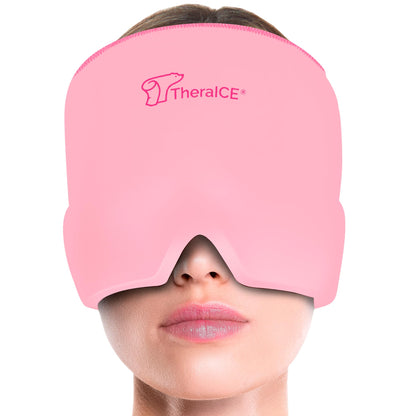 Buy now TheraICE Headache Relief Cap, Migraine Ice Pack Mask Products, Women Cooling Gel Hat, Face Cold Compress Head Wrap for Her Stress. Great Birthday Gift for Mom, Sister, Grandma, Girlfriend, & Teacher at indiglob india