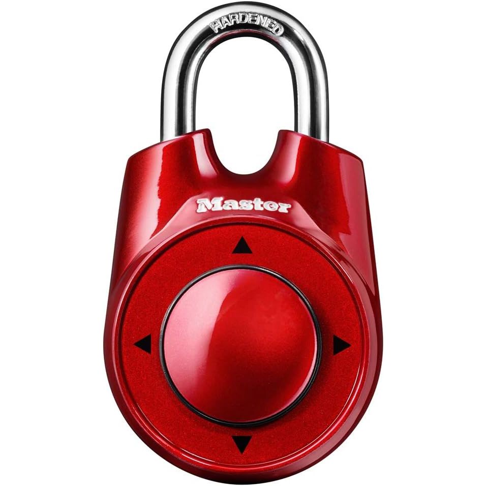 Buy now Master Lock Directional Combination Lock, Set Your Own Directional Lock, Combination Lock for Gym and School Lockers, 1500iD Colors May Vary at indiglob india