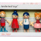 Buy now Tender Leaf Toys - Doll Family - Cute Wooden Flexible Doll Family for Kid's Dollhouse, Four Pcs of Multicultural Mom, Dad, Boy and Girl - Age 3+ at indiglob india