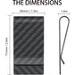 CL CARBONLIFE Carbon Fiber Wallet Money Clip for Cash and Credit Card, Super Slim & Light Minimalist Holder Clip for Men