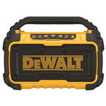 Buy now DEWALT 20V MAX Bluetooth Speaker, 100 ft Range, Durable for Jobsites, Phone Holder Included, Lasts 8-10 Hours with Single Charge (DCR010) at indiglob india