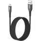 SUNGUY Micro USB Cable 1FT[3Pack], 18W Short USB to Micro USB Cable Fast Charging USB 2.0 Data Sync Nylon Braided for Samsung Galaxy S7 Edge S6, Android Phone, PS4