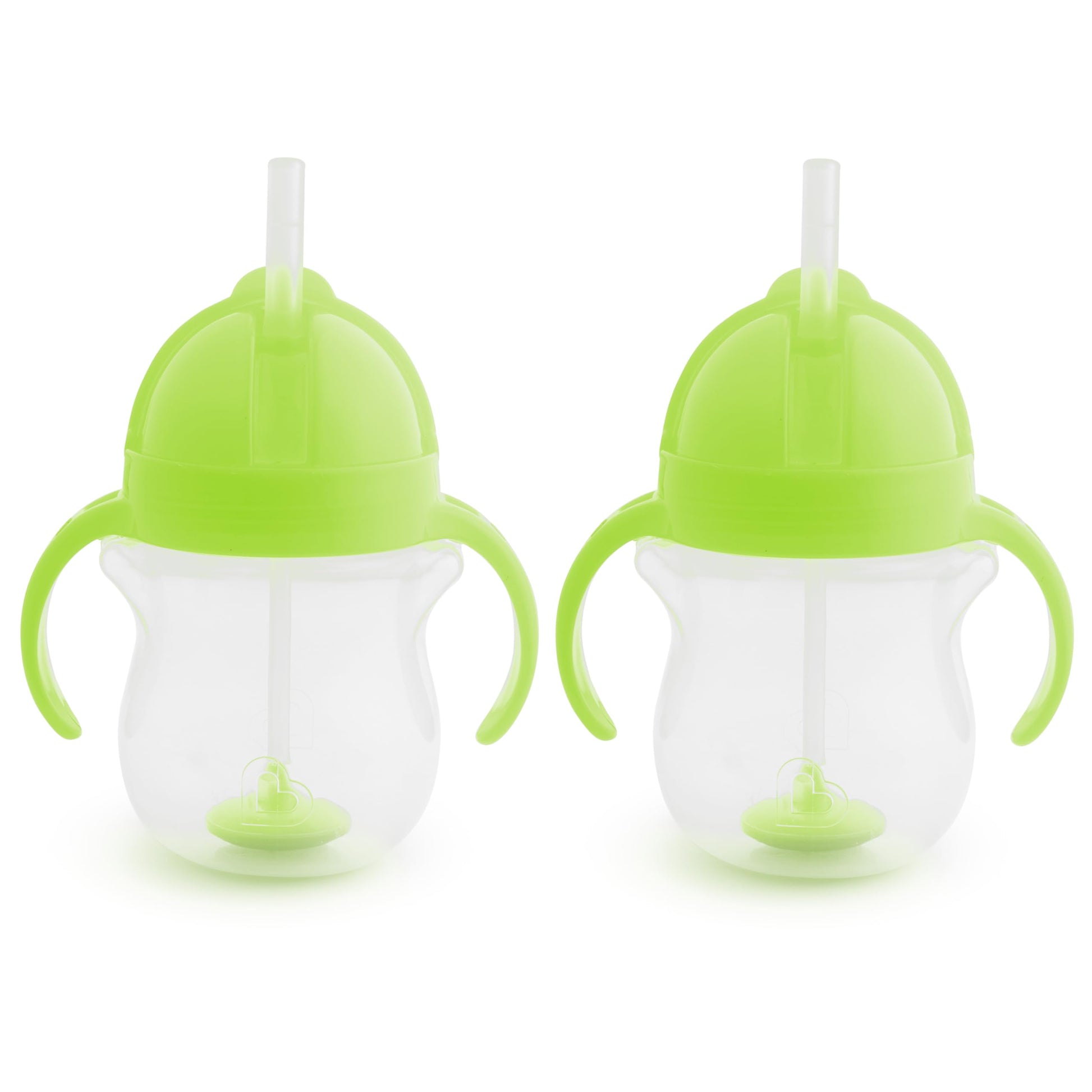 Buy now Munchkin Any Angle Sippy Cup for Toddlers, Spill Proof Weighted Straw Cup with Transition Handles for Babies 6 Months and Up, 7 Ounce, Blue at indiglob india