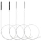 40 Inches Brush Cleaner for Cleaning Straw, Kegerator, Feeding Tube, Siphon Hose, Sunroof Drain, Refrigerator Drain, 4PCS (White)
