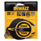Buy now DEWALT Tape Measure, 100-Foot, Self-Lock, Solid Chrome Finish, Rubber Grip (DWHT34036L) at indiglob india