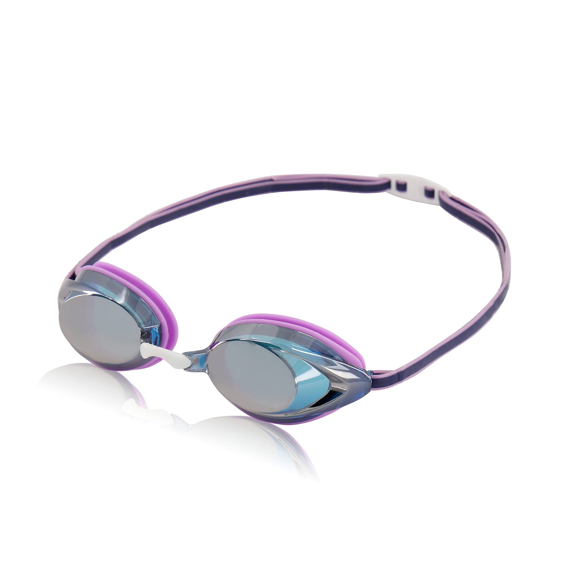 Buy now Speedo Women's Swim Goggles Mirrored Vanquisher 2.0 Archroma Cobalt Silver at indiglob india