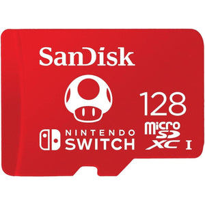 SanDisk 128GB microSDXC Card, Licensed for Nintendo-Switch - Made for Nintendo-Switch 1, OLED, and Lite - SDSQXAO-128G-GNCZN