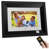 KODAK 10.1 Inch Wood Digital Picture Frame with Remote Control, IPS Screen HD Display, Auto-Rotate, Wall Mountable, Programmable Auto On/Off, Enjoy Your Precious Moment in Slideshow, Black - 700V Wood