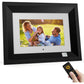 KODAK 10.1 Inch Wood Digital Picture Frame with Remote Control, IPS Screen HD Display, Auto-Rotate, Wall Mountable, Programmable Auto On/Off, Enjoy Your Precious Moment in Slideshow, Black