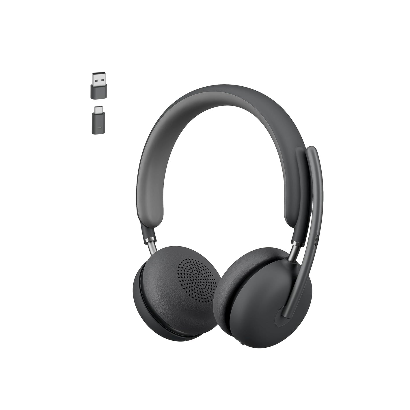 Buy now Logitech Zone 950 Premium Noise Canceling Headset with Hybrid ANC, Bluetooth, USB-C, USB-A, Certified for Zoom, Google Meet, Google Voice, and Fast Pair - Graphite at indiglob india