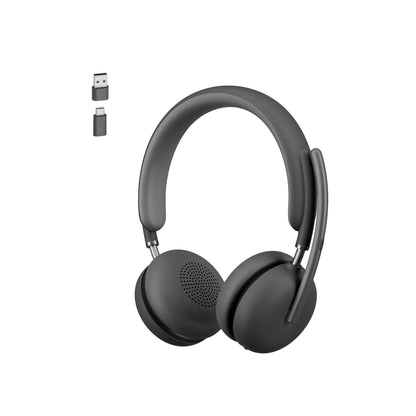 Buy now Logitech Zone 950 Premium Noise Canceling Headset with Hybrid ANC, Bluetooth, USB-C, USB-A, Certified for Zoom, Google Meet, Google Voice, and Fast Pair - Graphite at indiglob india