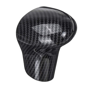 Buy now Suitable for Audi Shift knob Cover Shell Interior Modification (ABS Carbon Fiber Plaid) (B) at indiglob india