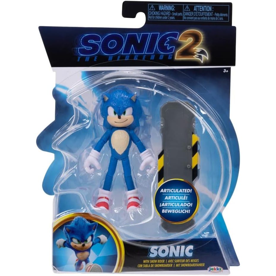 Sonic the Hedgehog 2 The Movie 4" Articulated Action Figure Collection (Sonic)