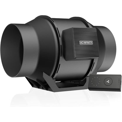 AC Infinity CLOUDLINE A6, Quiet 6” Inline Duct Fan with Speed Controller, EC Motor - Ventilation Exhaust Fan for Heating Cooling Booster, Grow Tents, Hydroponics