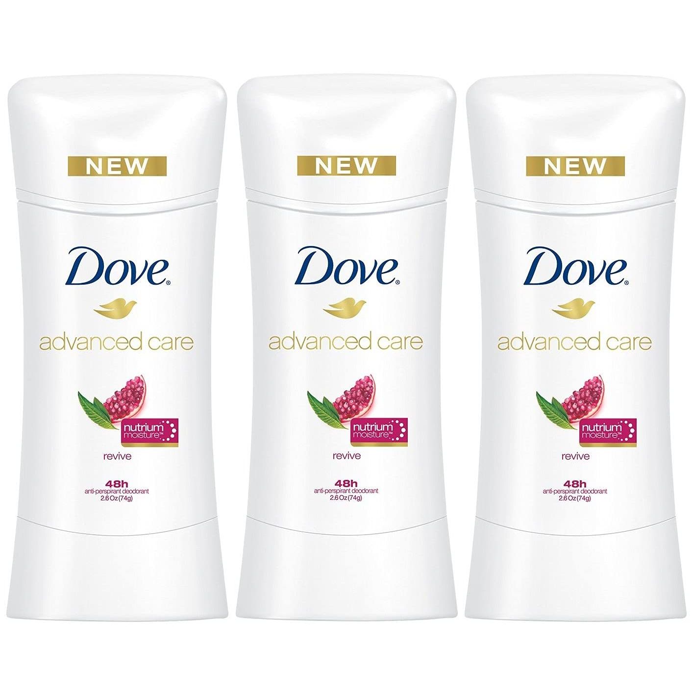 Buy now Dove Advanced Care Anti-Perspirant Deodorant, Revive 2.6 Oz (Pack of 3) 2.6 Ounce (Pack of 3) Revive at indiglob india