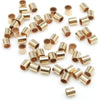 50pcs 14k Gold Filled Crimp Beads 2 x 2mm Tube 2mm / Findings/Yellow Gold - 14K Gold Filled - 50 pieces