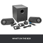 Buy now Logitech Z407 Bluetooth Computer Speakers with Subwoofer and Wireless Control, Immersive Sound, Premium Audio with Multiple Inputs, USB Speakers at indiglob india