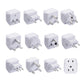 Buy now Ceptics Schuko Germany, France Plug Adapter, Dual Input - Ultra Compact Light Weight - Usa to Russia, South Korea Travel Adaptor Plug - Type E/F (3 Pack) at indiglob india