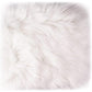 12’’ Small Faux Fur Sheepskin Cushion Soft Plush Area Rug, White Photo Background for Small Product Desktop Photography, Jewelry, Watches, Cosmetics, Ornament, Nail Art, Display and Decor (Square)
