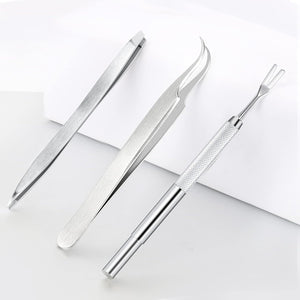 Rypet Tick Remover Tool Set - Stainless Steel Tick Remover Kit for Cats Dogs and Humans(Pack of 3)