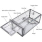Gingbau Chipmunk Trap Humane Live Mouse Rat Cage Trap - Small