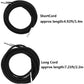 4 Pcs Universal Zero Gravity Chair Repair Cords Replacement Laces Elastic Lounge Chair Cord for Antigravity Chair, Recliners, Bungee Chair