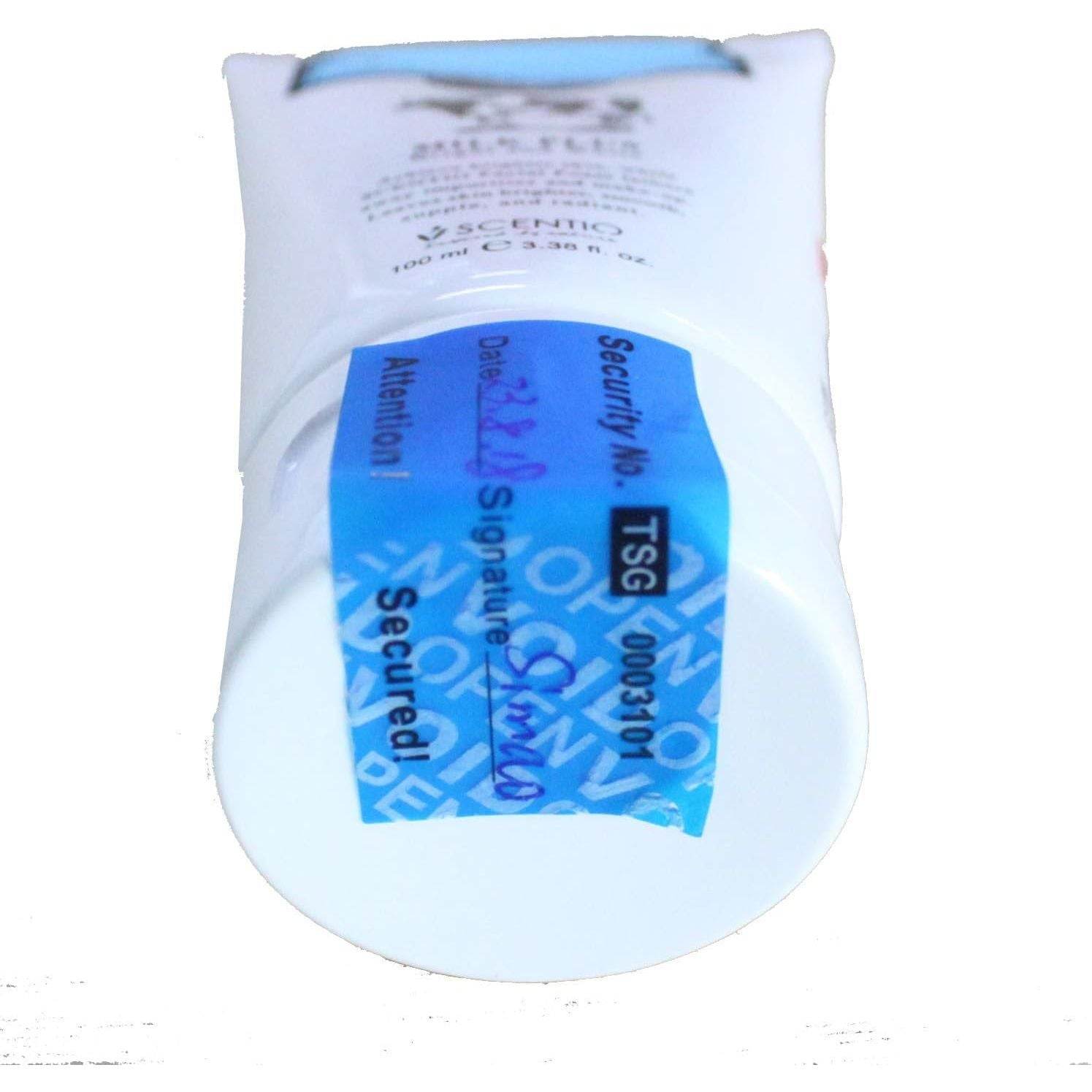100pcs Non Transfer Tamper Resistant Security Warranty Void Labels/Stickers/Seals (Blue, 1 x 2 inches, Unique Nnumbers) - My Store
