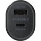 Samsung Super Fast Dual Car Charger (45W+15W) Dual Ports USB-C & USB-A - Black - EP-L5300XBEGWW