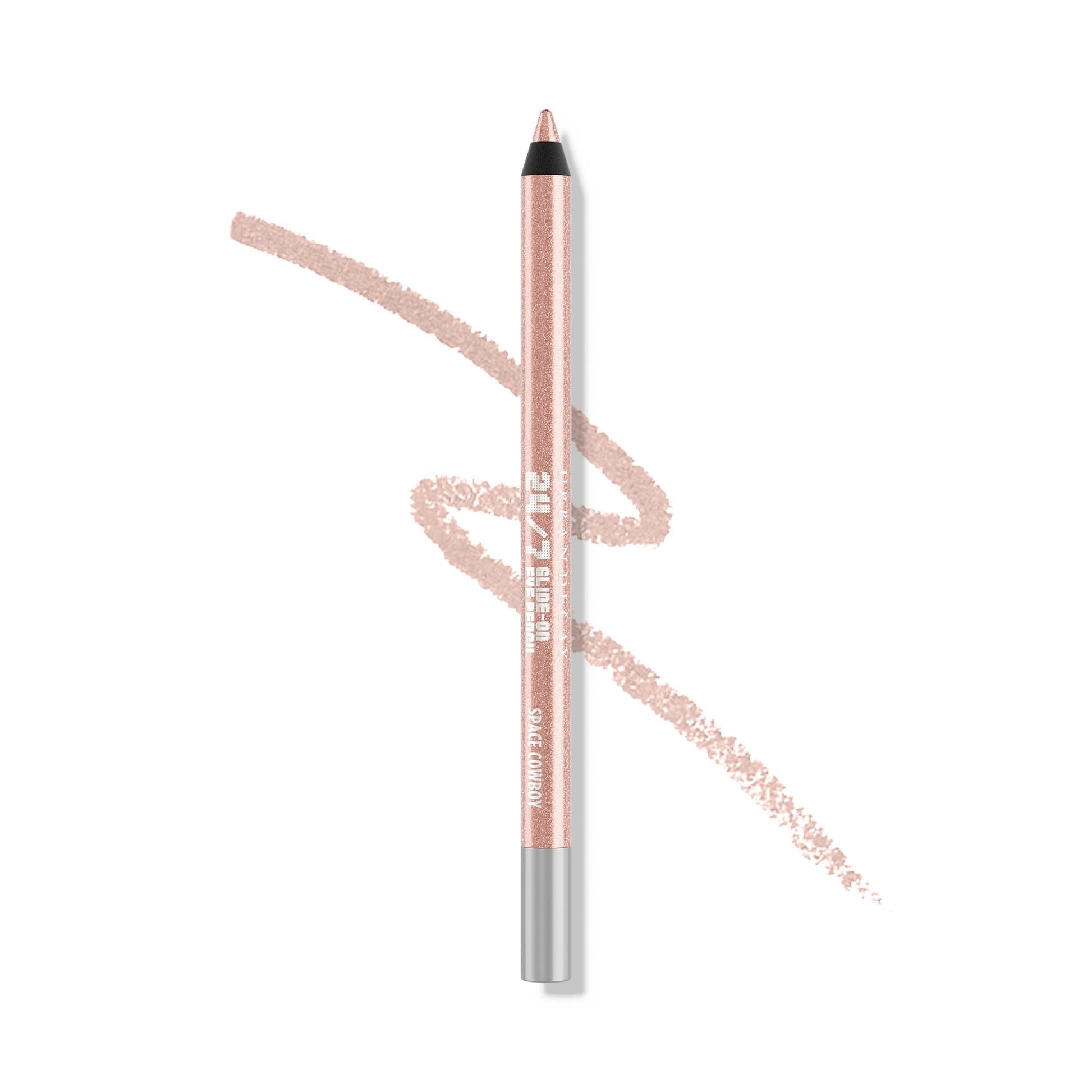 Buy now Urban Decay 24/7 Glide-On Waterproof Eyeliner Pencil - Smudge-Proof, Long-Lasting, Transfer-Proof, Up to 16HR Wear, Smooth No-Tug Formula, Hydrating Color Liner With Vitamin E & Jojoba Oil - 0.04 oz Space Cowboy (light peach shimmer + silver glitter) at indiglob india