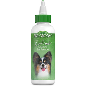 Bio-Groom Ear-Fresh Dog Grooming Ear Powder – Cat & Dog Ear Cleaner, Dog Bathing Supplies, Puppy Wash, Cruelty-Free, Made in USA, Ear Powder for Dogs – 24 g 1-Pack