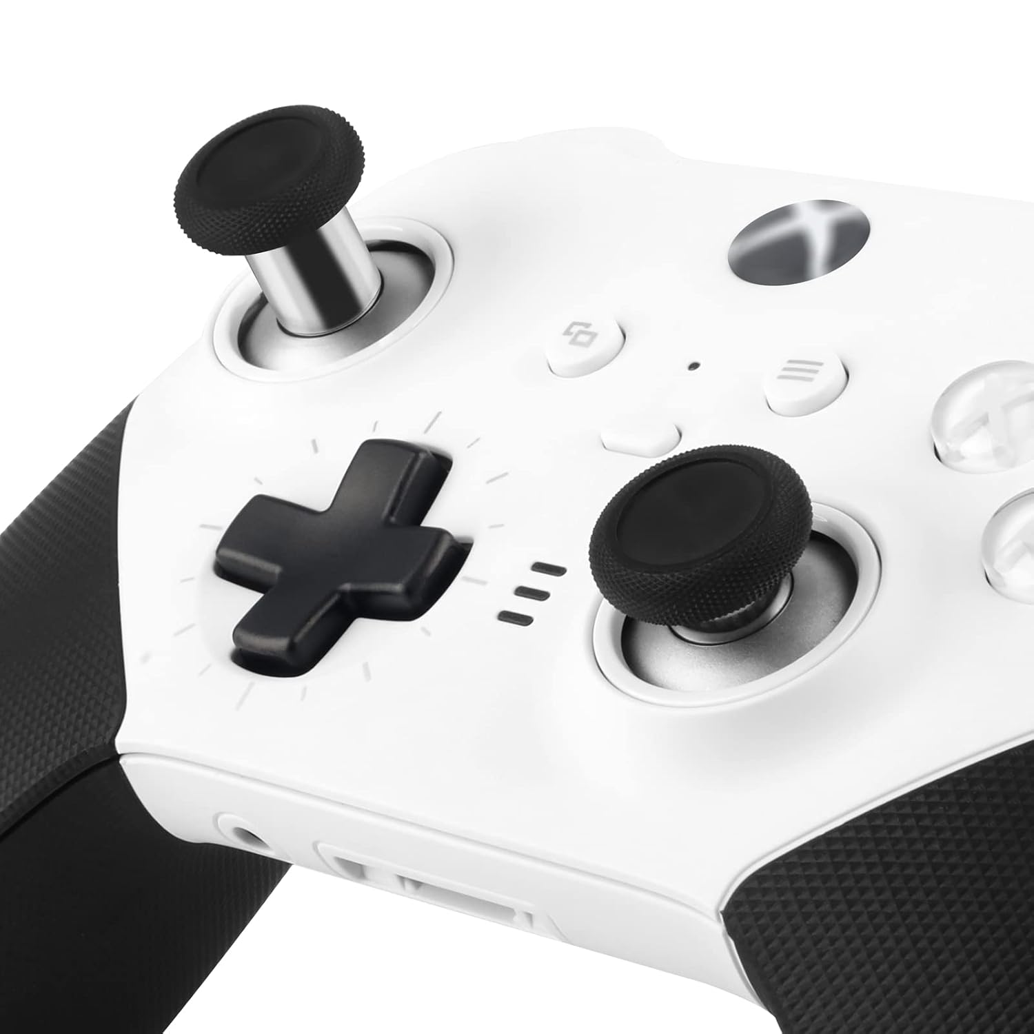 Buy now Metal Replacement Thumbsticks for Xbox Elite Controller Series 2 Core, Component Pack Includes 4 Swap Magnetic Joysticks, 4 Paddles, 1 Standard D-Pads, Accessories Parts for Xbox One Elite 2(Black) at indiglob india