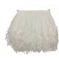 KOLIGHT Pack of 2 Yards Natural Dyed Ostrich Feathers Trim Fringe 4~5inch for DIY Dress Sewing Crafts Costumes Decoration (Lavender)