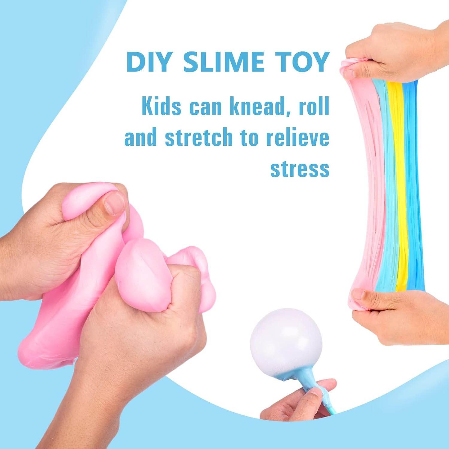 12 Pack Butter Slime Kit, Scented Slime Toy Kit for Girls and Boys, Soft & Non-Sticky, Play Education and Birthday Gift, for Kids Party Fun Stress Relief Toys - My Store
