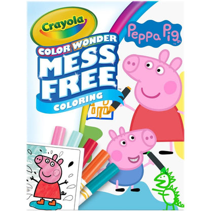 Crayola Peppa Pig Color Wonder Activity Set, Mess Free Peppa Pig Coloring Pages for Toddlers, Peppa Pig Toys, Toddler Gifts
