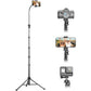 UBeesize 62" Phone Tripod & Selfie Stick, Camera Tripods Stand with Wireless Remote and Phone Holder,Compatible with iPhone Android Phone, Perfect for Selfies/Video Recording/Live Streaming Black