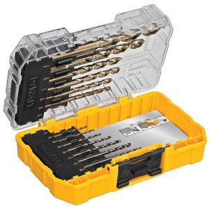 Buy now DEWALT Cobalt Alloy Steel Drill Bit Set with Pilot Point, 14-Piece (DWA1240) at indiglob india