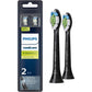 Philips Sonicare Genuine W DiamondClean Replacement Toothbrush Heads, 2 Brush Heads, White, HX6062/65