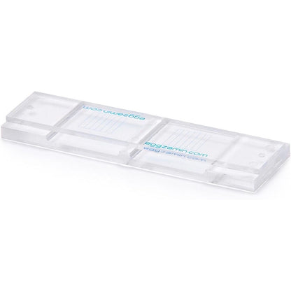 McMaster Method Microscope Slide - FEC (Fecal Egg Count) or Worm Count, Double Chamber Slide for Parasite Testing and Management in Horses, Sheep, Goats and Cattle