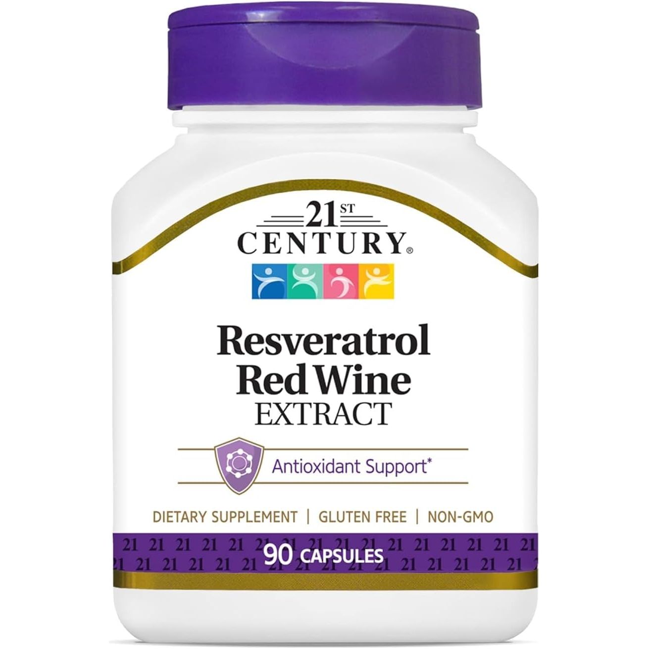 21st Century Resveratrol Red Wine Extract Capsules, 90Count