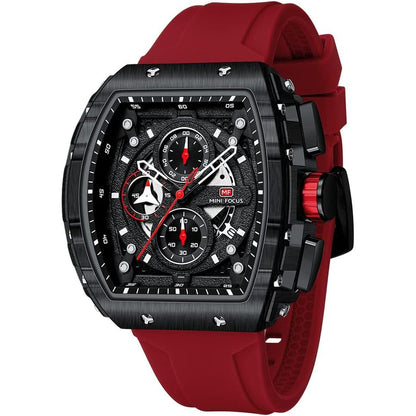 Mini Focus Men's Watch Fashion Sport Wrist Watches (Chronograph/Waterproof/Luminous/Calendar) Silicon Strap Quartz Watch for Men