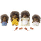 Calico Critters Pickleweeds Hedgehog Family - Set of 4 Collectible Doll Figures for Children Ages 3+