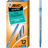 BIC Round Stic Xtra Life Ballpoint Pen, Ultra Long Lasting and Consistent Ink Flow, 60-Count in Black Ink - Fine Tip Blue Ink