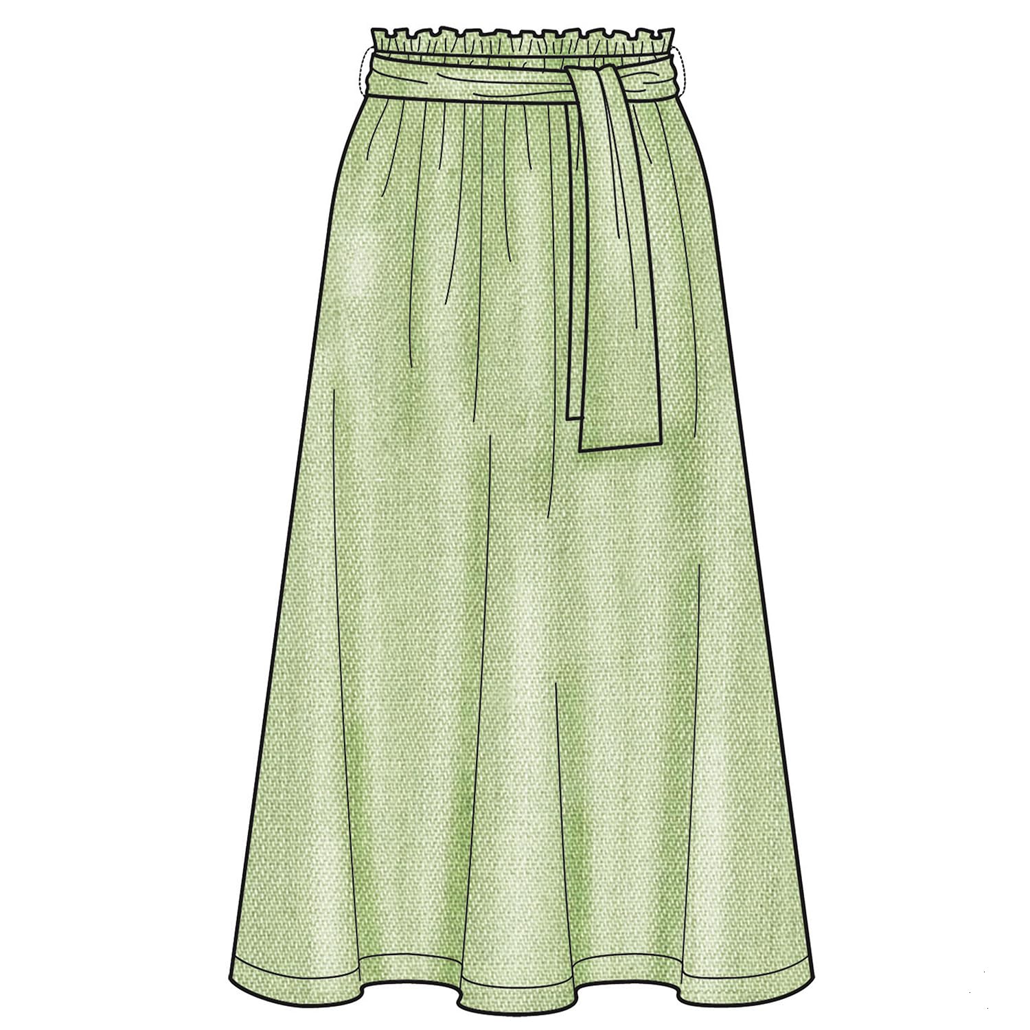 Buy now Simplicity US8605A Easy to Sew Women's Skirts and Loose Fitting Pants Sewing Patterns, Sizes 6-24 at indiglob india