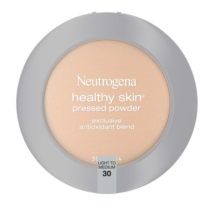 Neutrogena Healthy Skin Pressed Makeup Powder Compact with Antioxidants & Pro Vitamin B5, Evens Skin Tone, Minimizes Shine & Conditions Skin, Medium 40, .34 oz