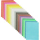 16500 Count 3/8 inch Diameter Round Dot Stickers Color Coding Labels, 20 Colors, 100 Sheets - My Store