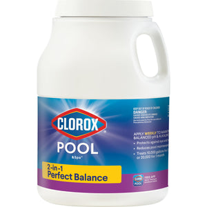 Buy now Clorox?? Pool&Spaƒ?› Swimming Pool 2-in-1 Perfect Balance, Maintains Balanced pH and Alkalinity Levels, 8LB (Pack of 1) at indiglob india