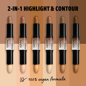 NYX PROFESSIONAL MAKEUP Wonder Stick, Highlight & Contour - Universal