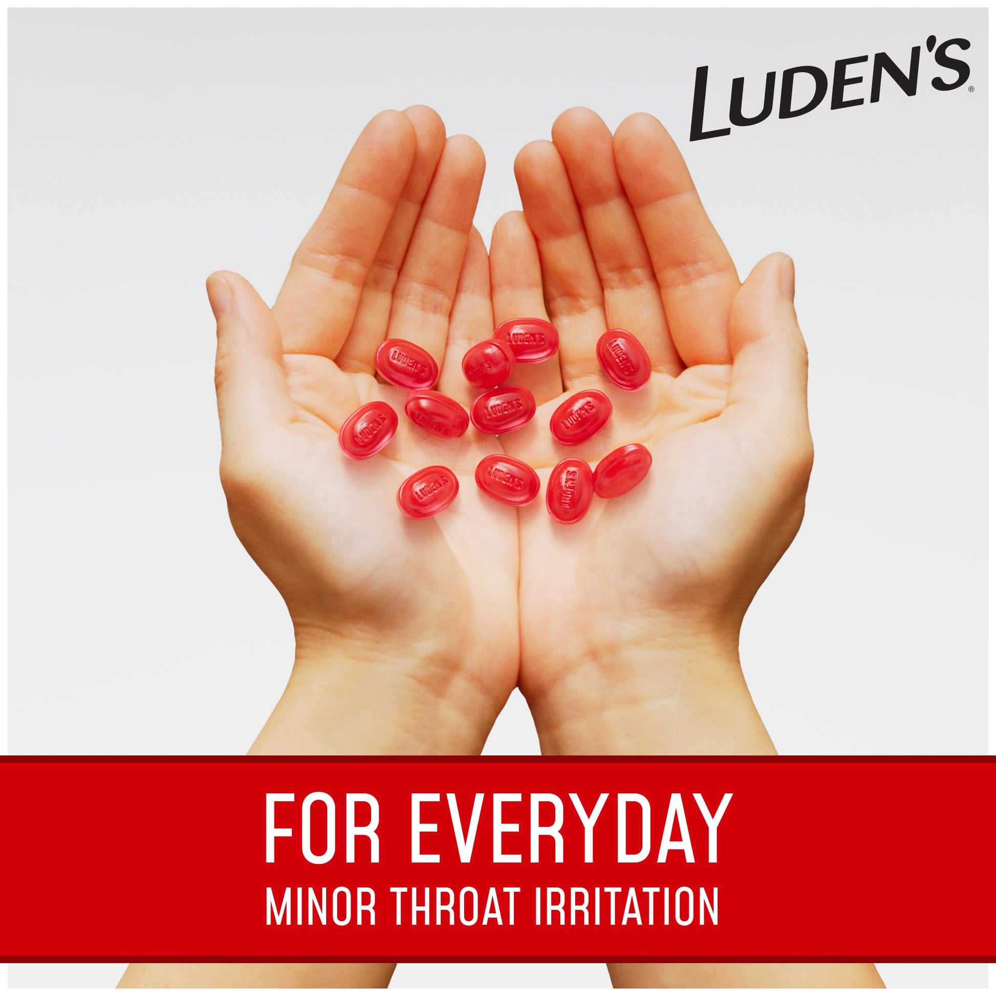 Buy now Luden's Sore Throat Relief Lozenges for Minor Everyday Irritation & Dry Mouth, Wild Cherry Flavored Drops, 90 Count at indiglob india