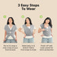 Buy now KeaBabies Baby Wrap Carrier - All in 1 Original Baby Carrier Newborn to Toddler Sling, Easy to Wear, Hands Free Bonding, Lightweight, Breathable Infant Wraps (Classic Gray) at indiglob india
